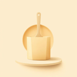 Ilustración de papel de horno
