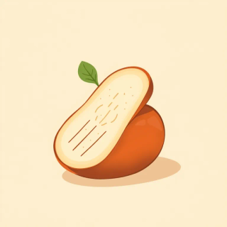 Ilustración de pelador de verduras