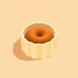 Ilustración de molde de bizcocho y plumcake