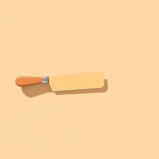 Ilustración de cuchillo puntilla