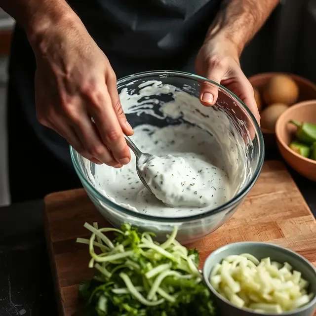 Paso 2: Preparar tzatziki