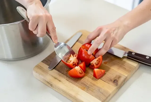 Paso 4: Procesar tomate