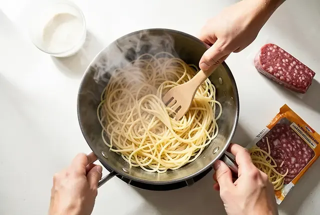 Paso 4: Cocinar pasta